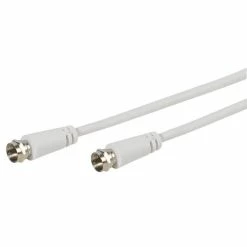 Vivanco Câble De Raccordement Du Récepteur, 5m, Blanc - Paraboles