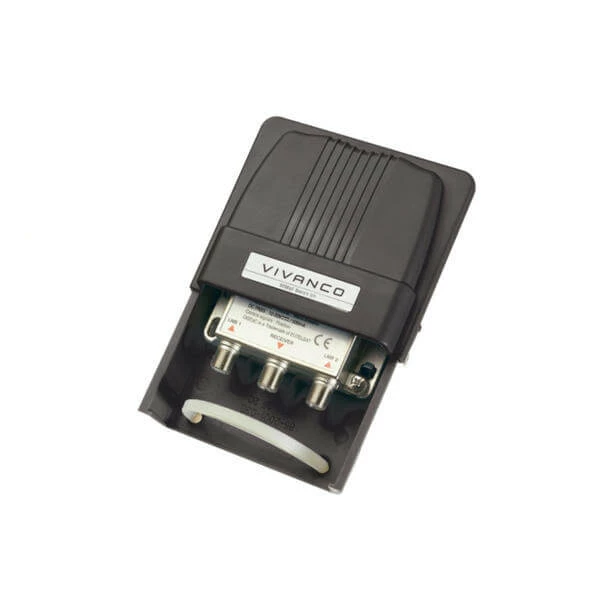 Vivanco Interrupteur DISEqC 2/1 Avec Boîtier Résistant Aux Intempéries - Paraboles