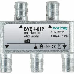 AXING Distributeur Triple à 4 Pôles BVE 4-01P 51218 MHz Bauform 01 - Accessoires