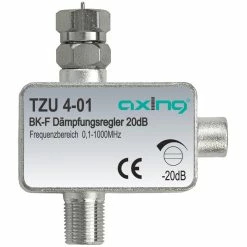 AXING Régulateur D'absorption CATV TZU 4-01 F, 0.5 - 20 DB - Accessoires