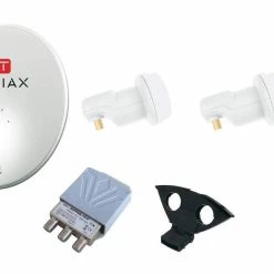 Satelliten TV Zubehör Antenne Parabolique Set (Einsteiger-Angebot) Gris Clair - Paraboles