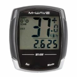 M-Wave Compteur à Vélo M14W - Fahrradcomputer